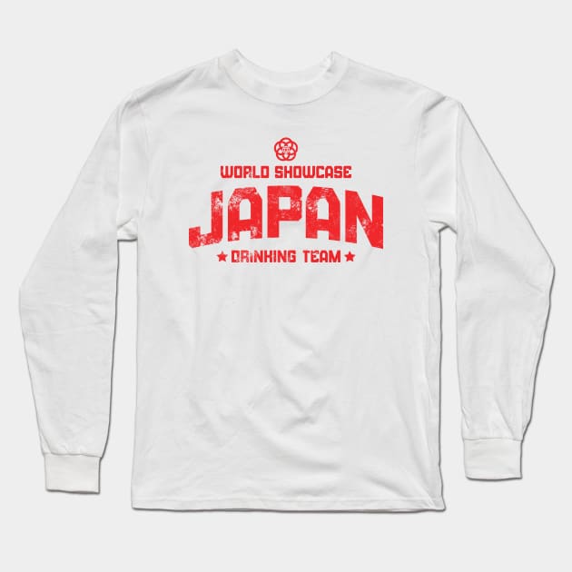 World Showcase Drinking Team - Japan Long Sleeve T-Shirt by Merlino Creative
